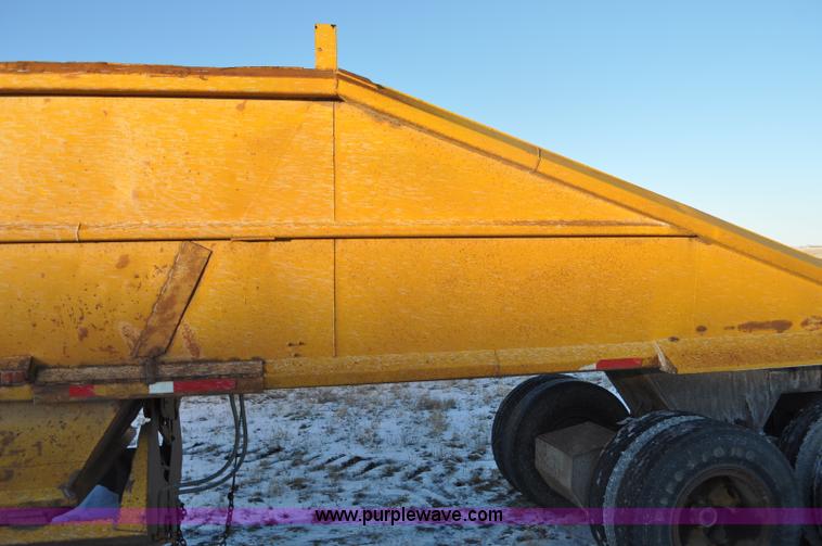 image for item G6405 1972 Load King triple axle belly dump trailer
