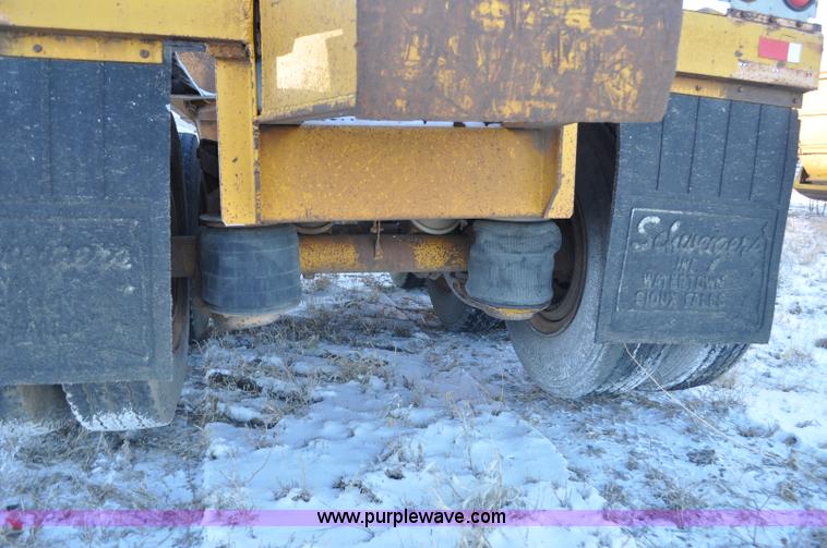 image for item G6405 1972 Load King triple axle belly dump trailer