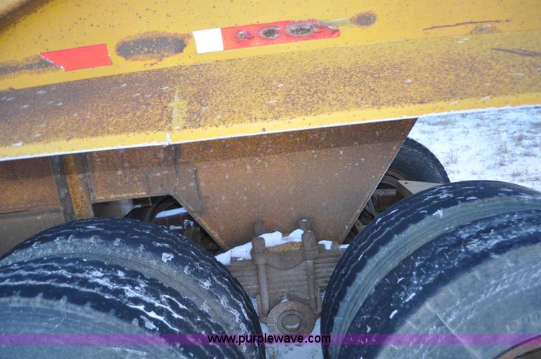 image for item G6405 1972 Load King triple axle belly dump trailer