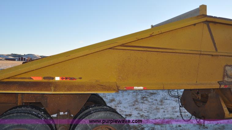 image for item G6405 1972 Load King triple axle belly dump trailer