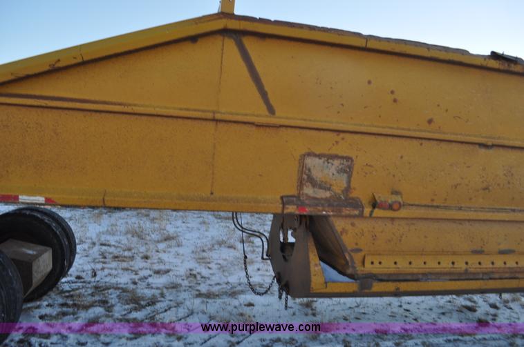 image for item G6405 1972 Load King triple axle belly dump trailer
