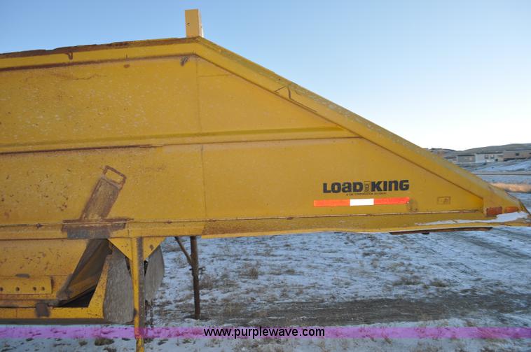 image for item G6405 1972 Load King triple axle belly dump trailer