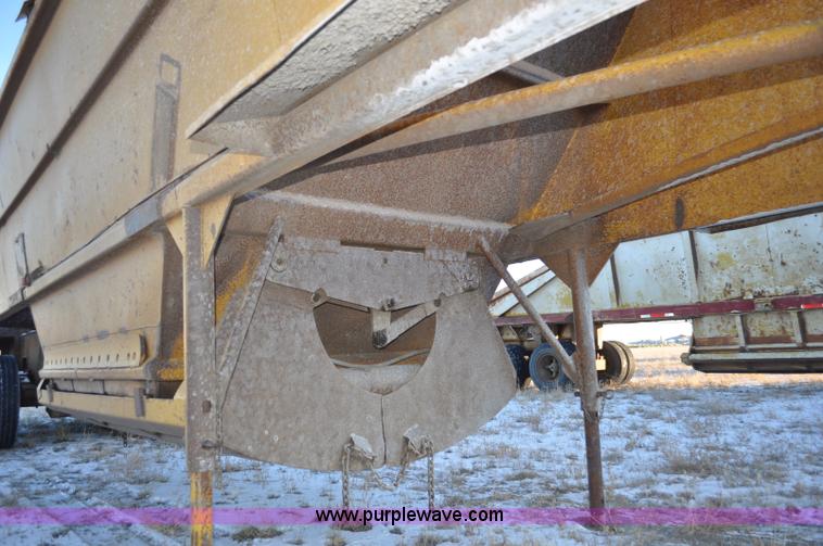 image for item G6405 1972 Load King triple axle belly dump trailer