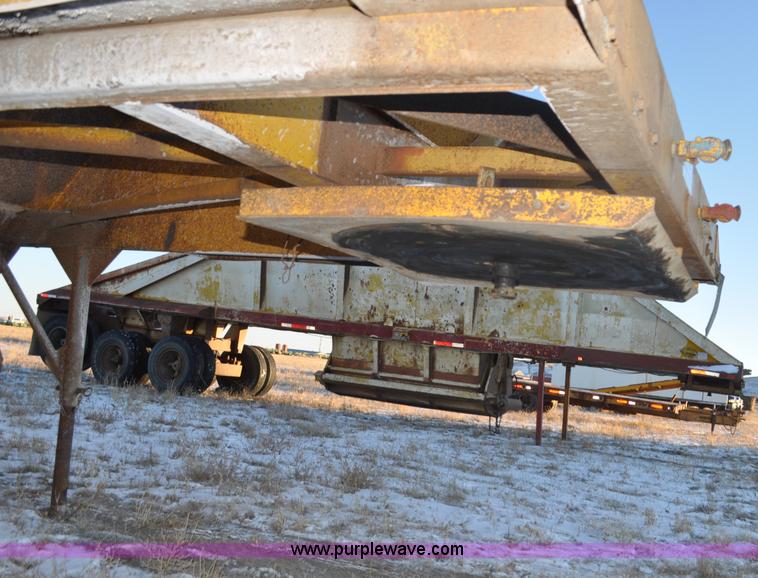 image for item G6405 1972 Load King triple axle belly dump trailer