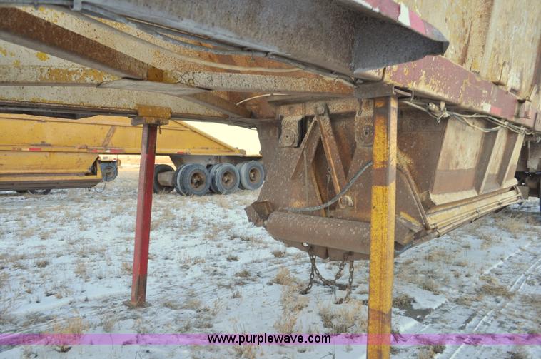 image for item G6406 1973 Fruehauf triple axle belly dump trailer