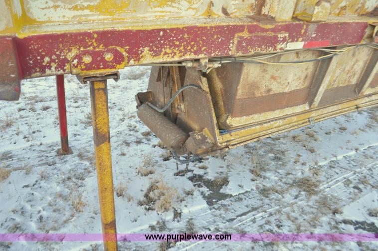 image for item G6406 1973 Fruehauf triple axle belly dump trailer