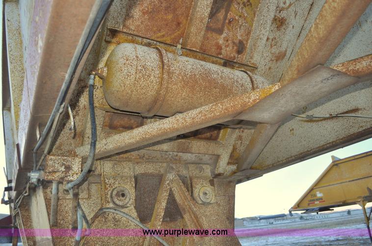 image for item G6406 1973 Fruehauf triple axle belly dump trailer