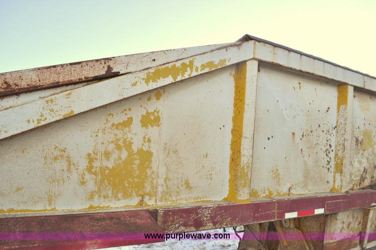 image for item G6406 1973 Fruehauf triple axle belly dump trailer