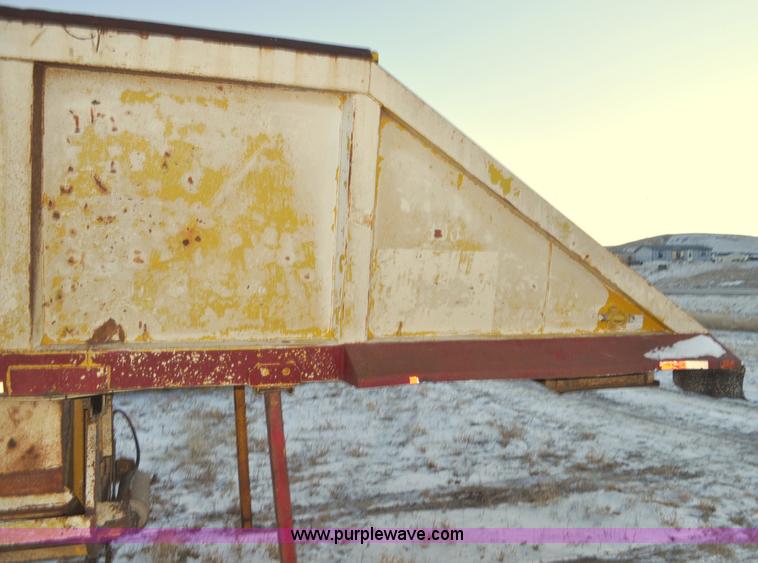 image for item G6406 1973 Fruehauf triple axle belly dump trailer