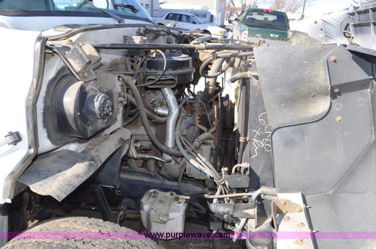 image for item G6421 1988 Chevrolet 7000 flatbed truck with crane