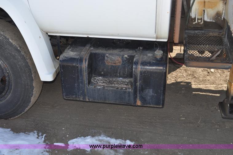 image for item G6421 1988 Chevrolet 7000 flatbed truck with crane