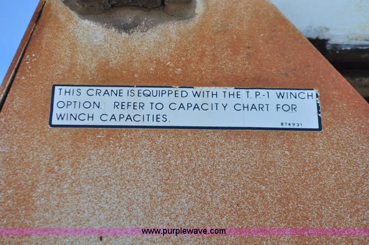 image for item G6421 1988 Chevrolet 7000 flatbed truck with crane