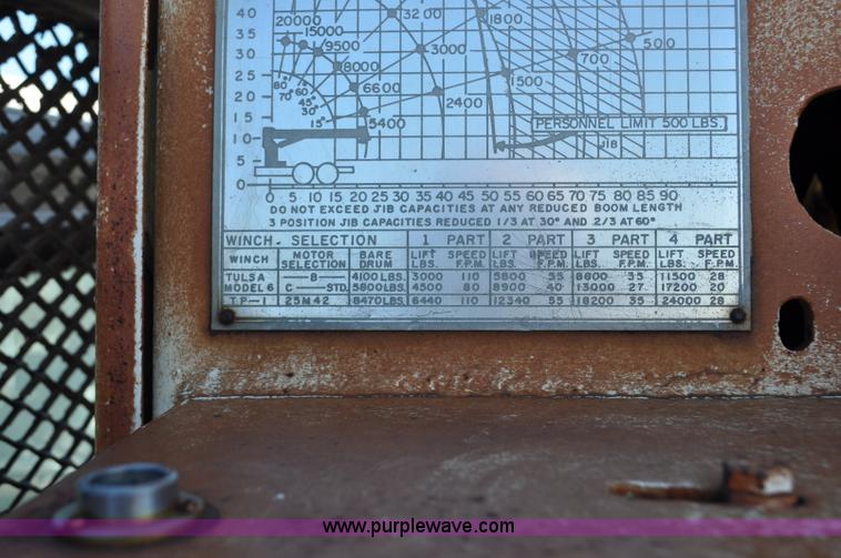 image for item G6421 1988 Chevrolet 7000 flatbed truck with crane