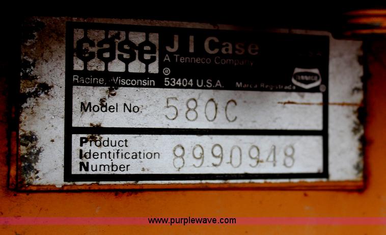 image for item H1322 1979 Case 580C backhoe