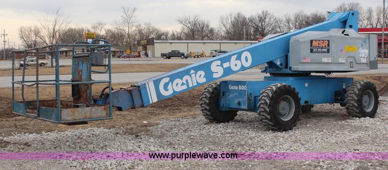 image for item H1382 1997 Genie S60 boom lift