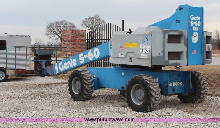 image for item H1382 1997 Genie S60 boom lift