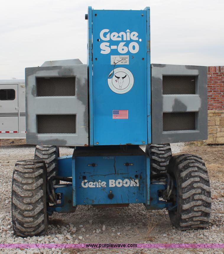 image for item H1382 1997 Genie S60 boom lift