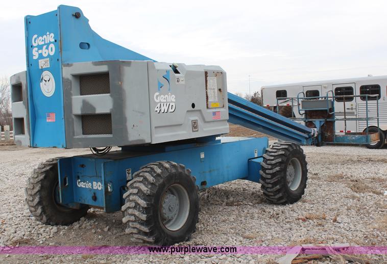 image for item H1382 1997 Genie S60 boom lift