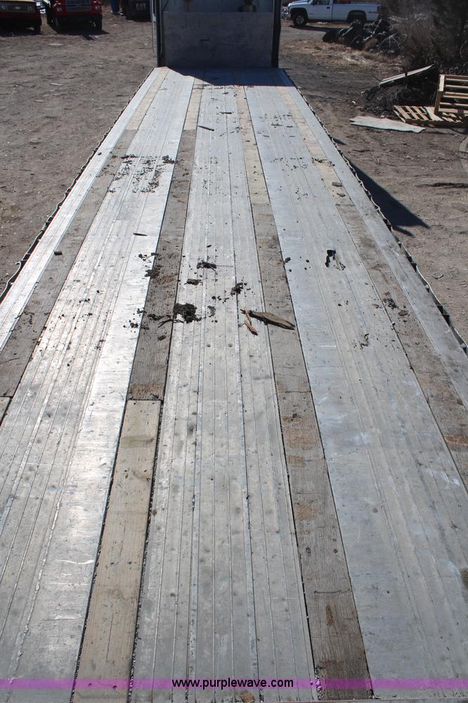 image for item H7798 1978 Raven aluminum flatbed trailer