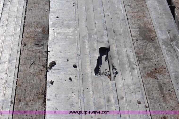 image for item H7798 1978 Raven aluminum flatbed trailer