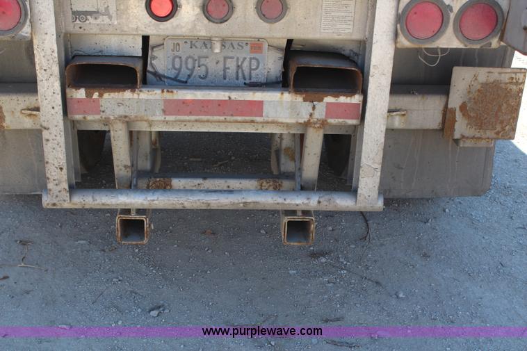 image for item H7798 1978 Raven aluminum flatbed trailer