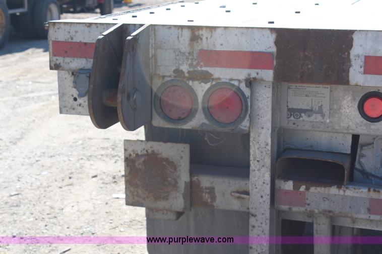 image for item H7798 1978 Raven aluminum flatbed trailer