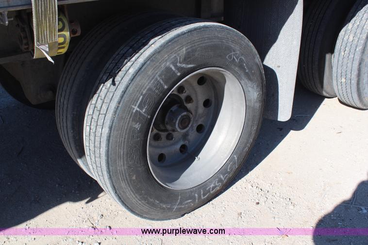 image for item H7798 1978 Raven aluminum flatbed trailer