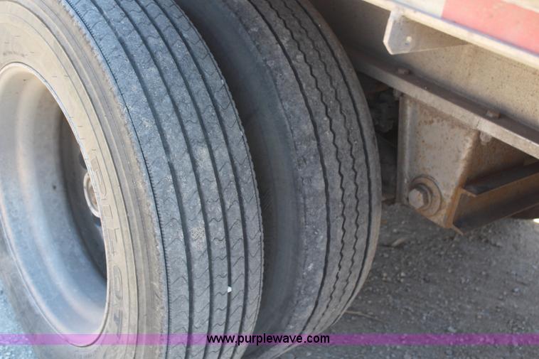 image for item H7798 1978 Raven aluminum flatbed trailer