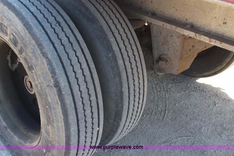 image for item H7798 1978 Raven aluminum flatbed trailer