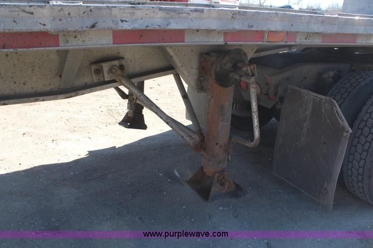 image for item H7798 1978 Raven aluminum flatbed trailer