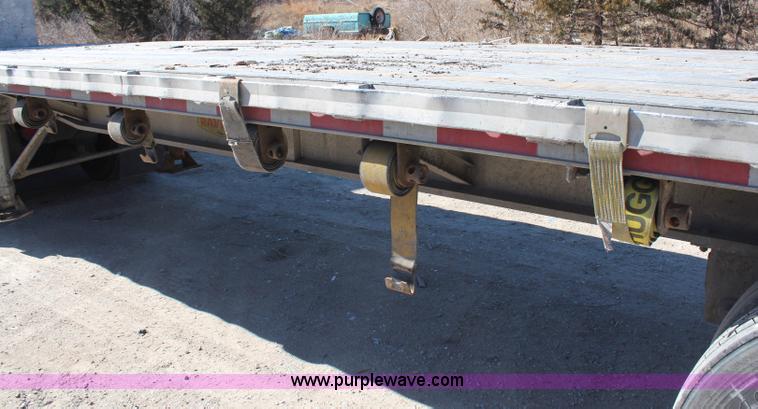 image for item H7798 1978 Raven aluminum flatbed trailer
