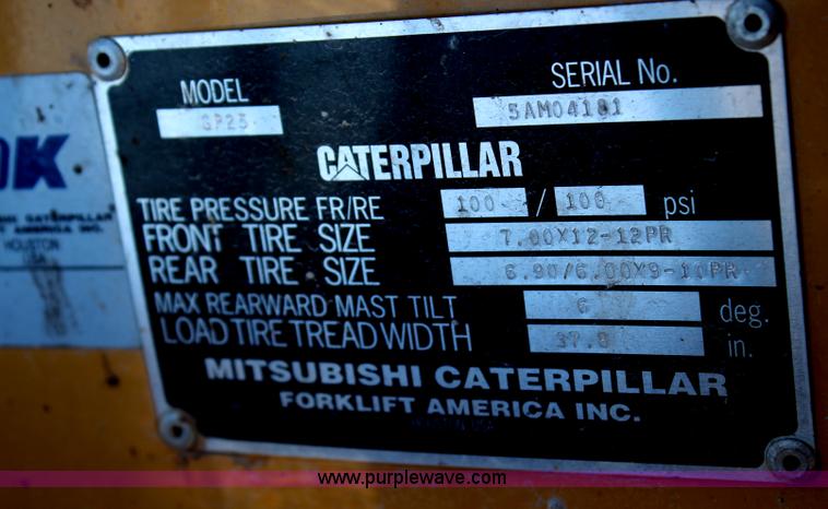 image for item H7800 Caterpillar 50 forklift