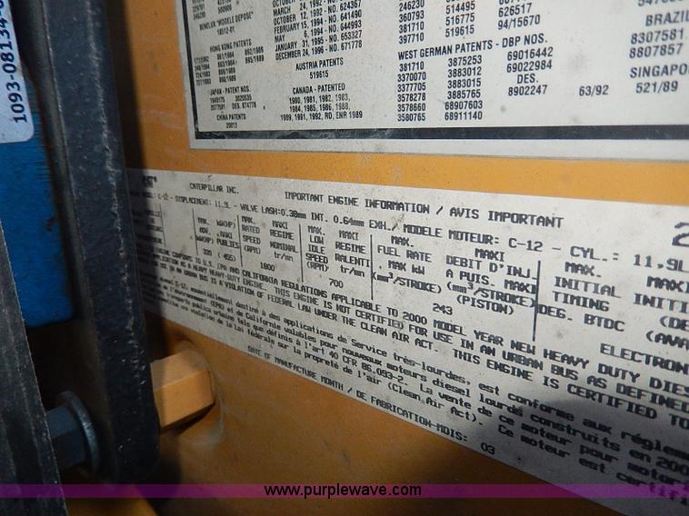 image for item I9408 2001 Sterling L9500 National 1100 crane truck