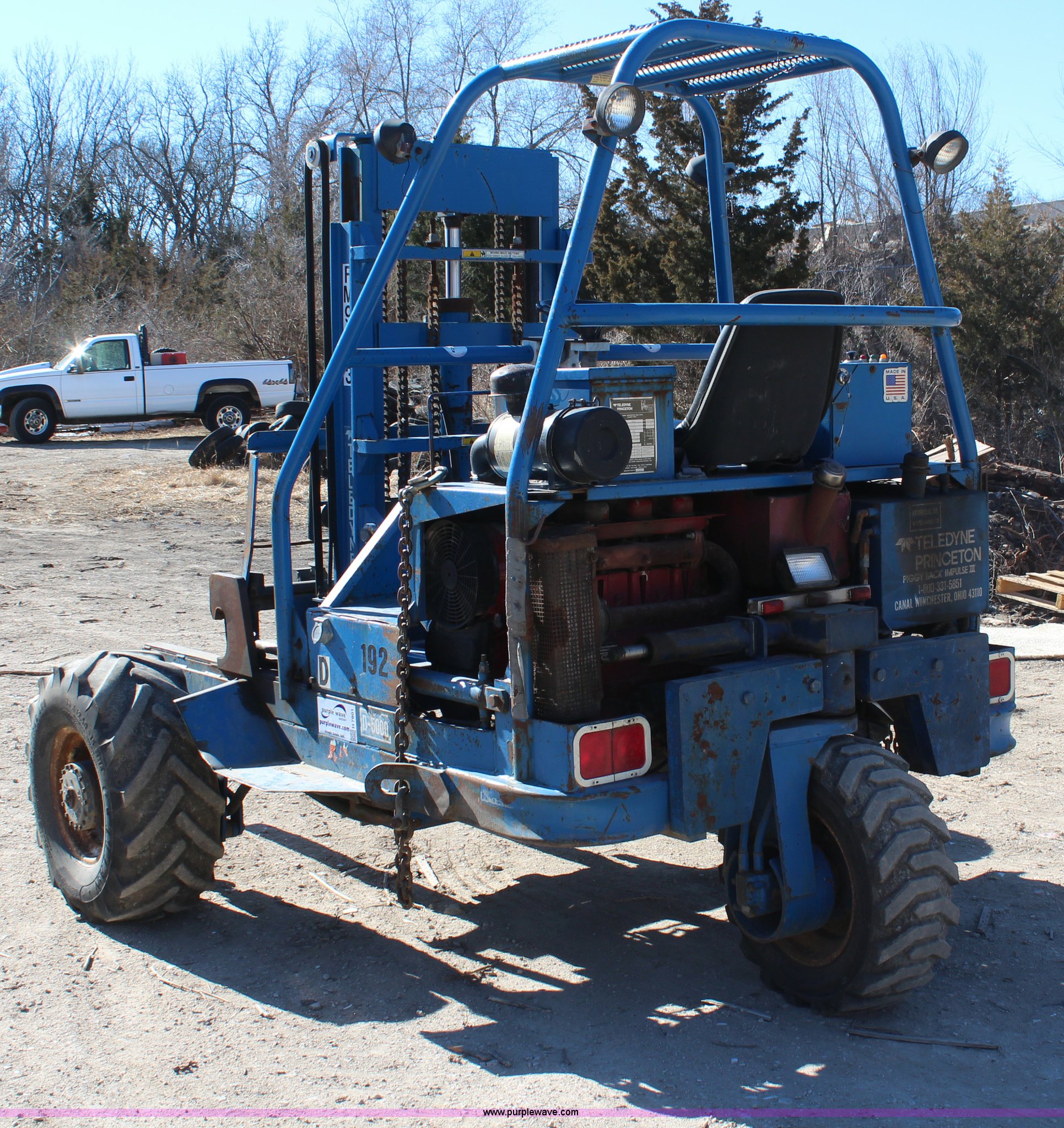 1993 Teledyne Princeton D5000 forklift Item H7801 3132014