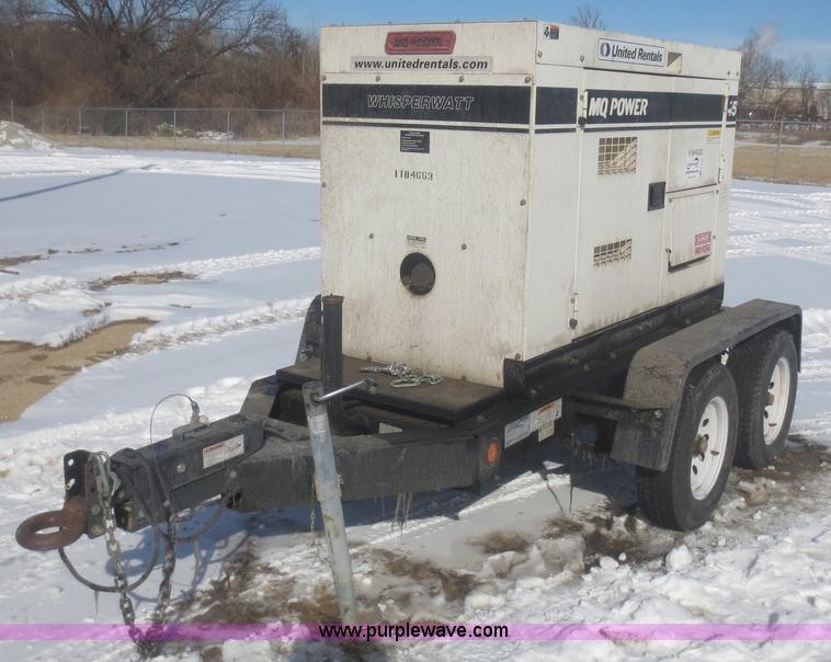 image for item F8190 2011 Whisperwatt DCA-45S5144 AC generator