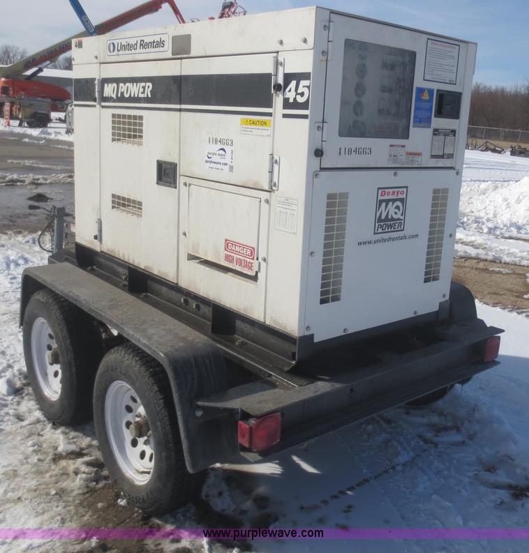 image for item F8190 2011 Whisperwatt DCA-45S5144 AC generator