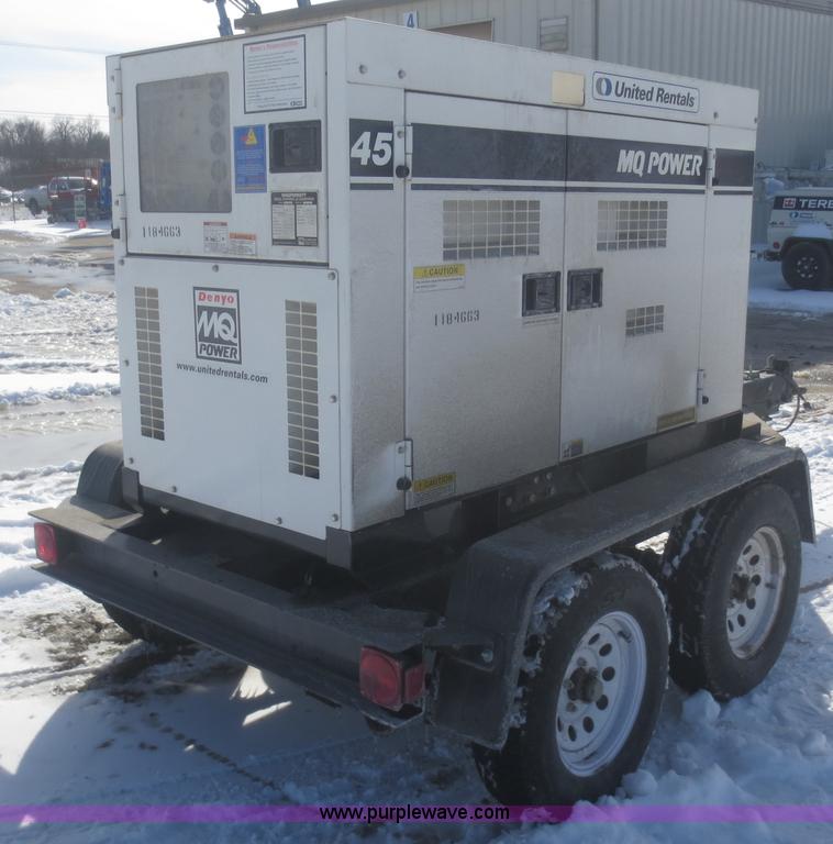 image for item F8190 2011 Whisperwatt DCA-45S5144 AC generator