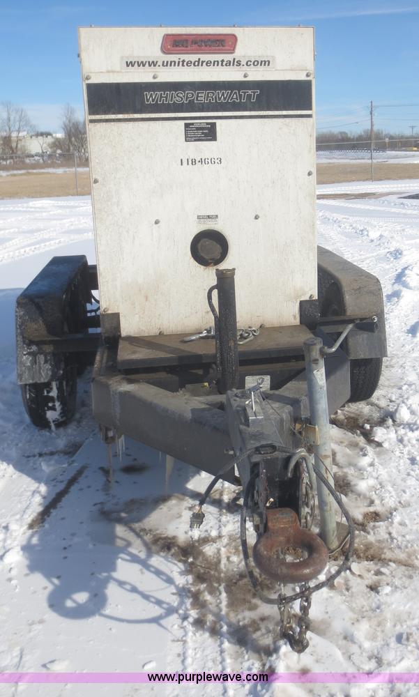 image for item F8190 2011 Whisperwatt DCA-45S5144 AC generator