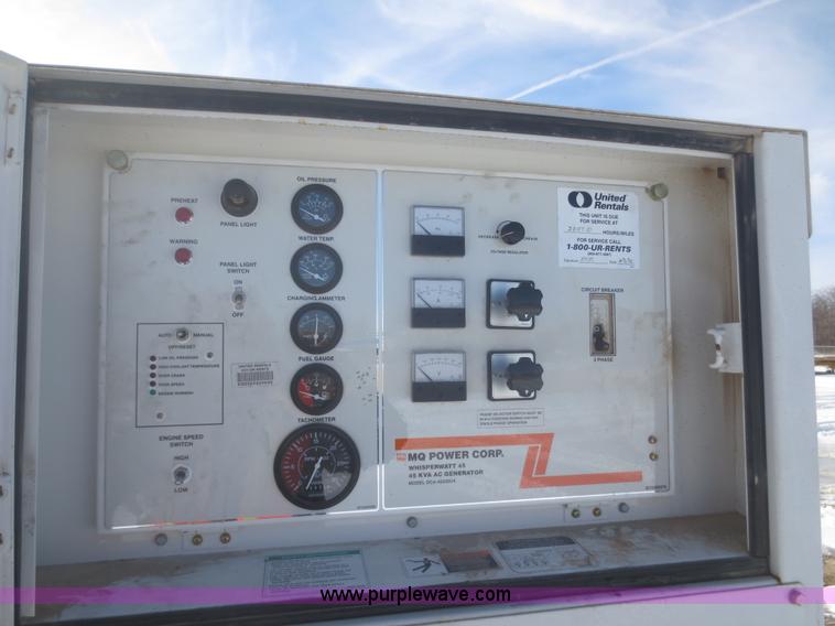 image for item F8190 2011 Whisperwatt DCA-45S5144 AC generator