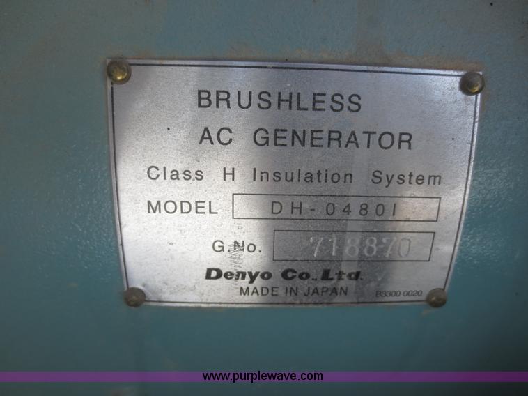 image for item F8190 2011 Whisperwatt DCA-45S5144 AC generator