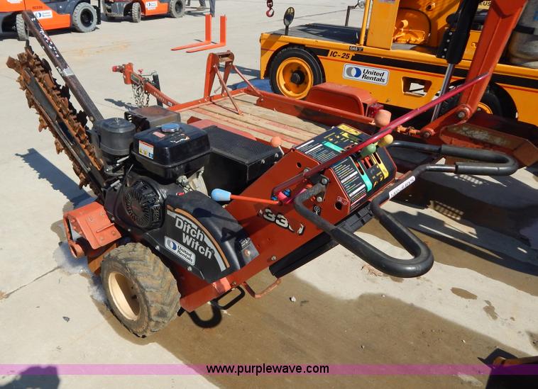 image for item I1142 2007 Ditch Witch 1330H walk-behind trencher