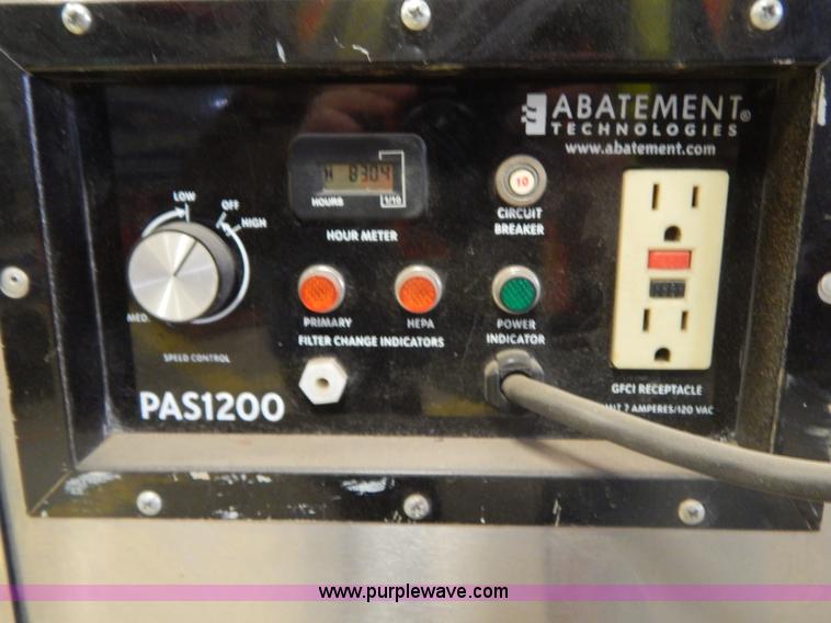 image for item I1164 2009 Abatement PAS1200 air purifier