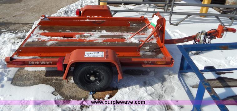 image for item I1166 2007 Ditch Witch S1A  trencher trailer