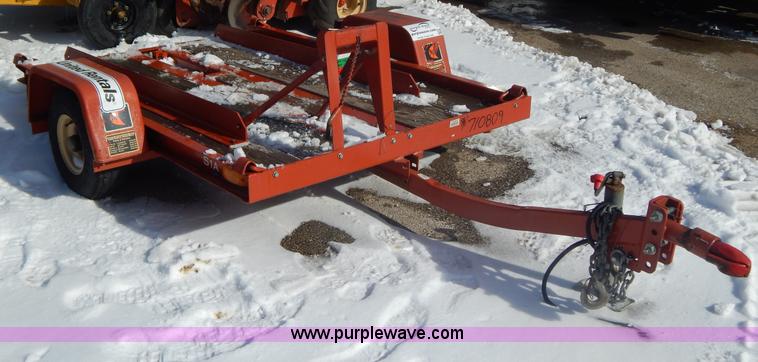 image for item I1167 2007 Ditch Witch S1A trencher trailer