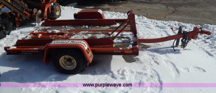 image for item I1167 2007 Ditch Witch S1A trencher trailer