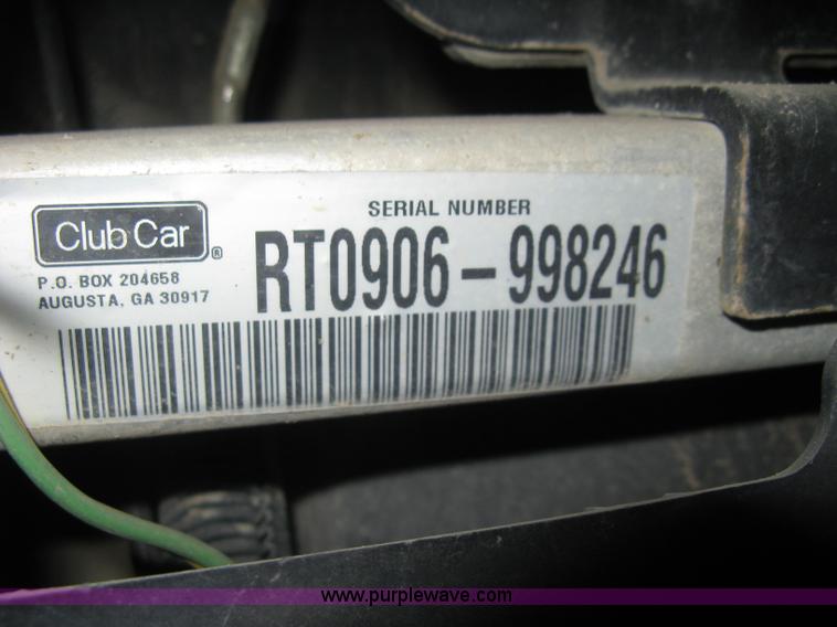 image for item I5625 2008 Club Car XRT Intellitrak utility vehicle