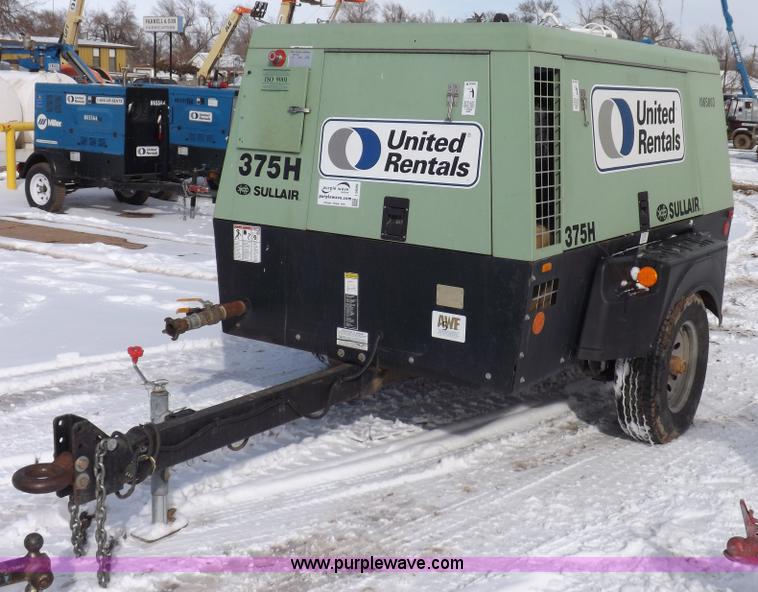 image for item I9089 2008 Sullair 375HJD air compressor