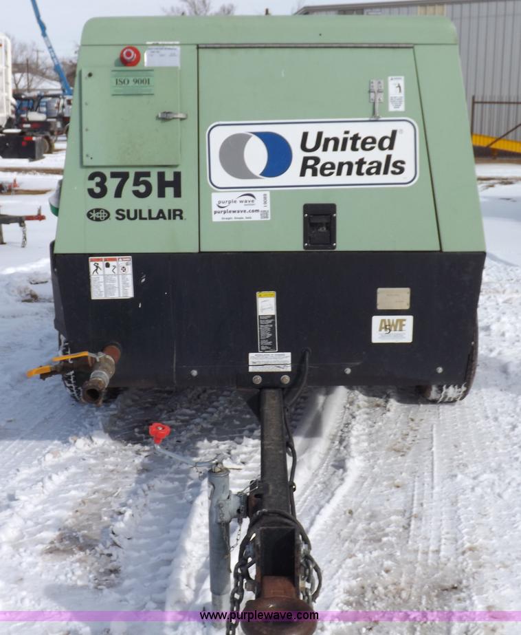 image for item I9089 2008 Sullair 375HJD air compressor