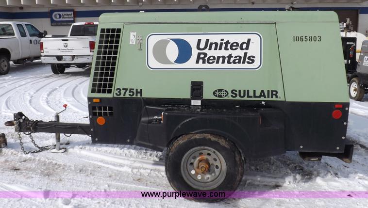 image for item I9089 2008 Sullair 375HJD air compressor