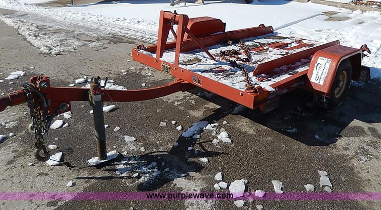image for item I9360 2007 Ditch Witch S1A trencher trailer